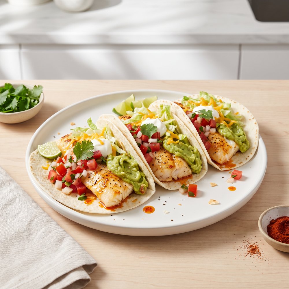 Mike's Oven-Baked Haddock Tacos