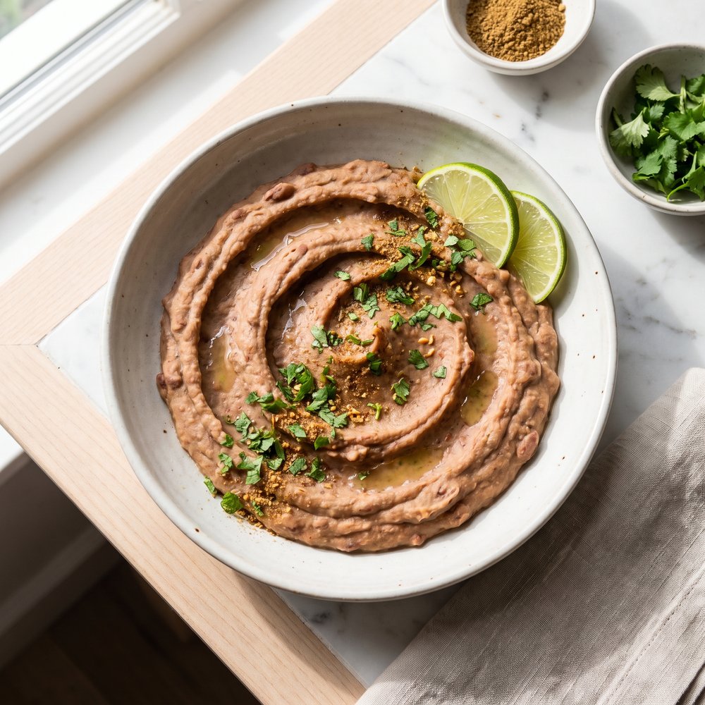 Quick and Easy Refried Beans