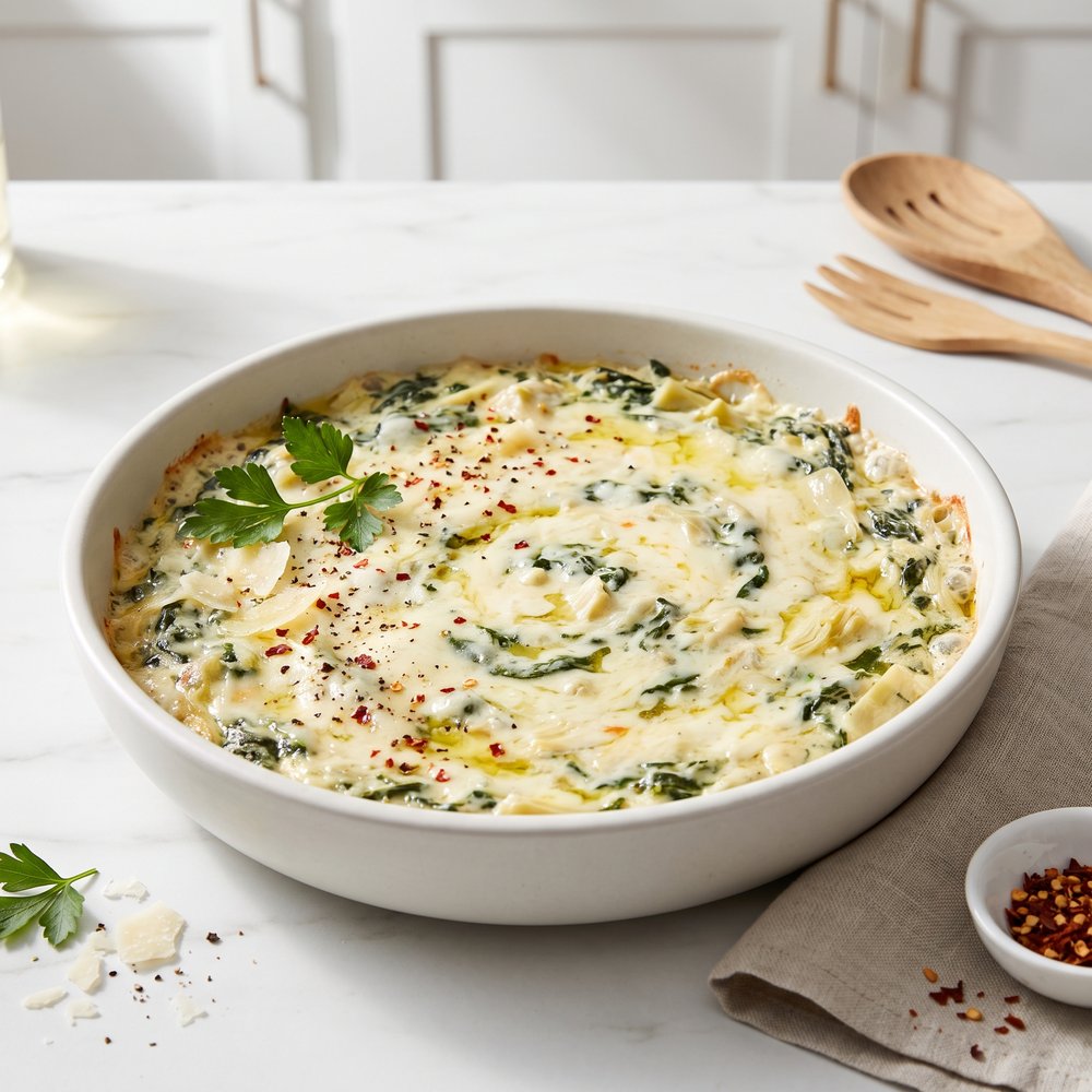Instant Pot Spinach and Artichoke Dip