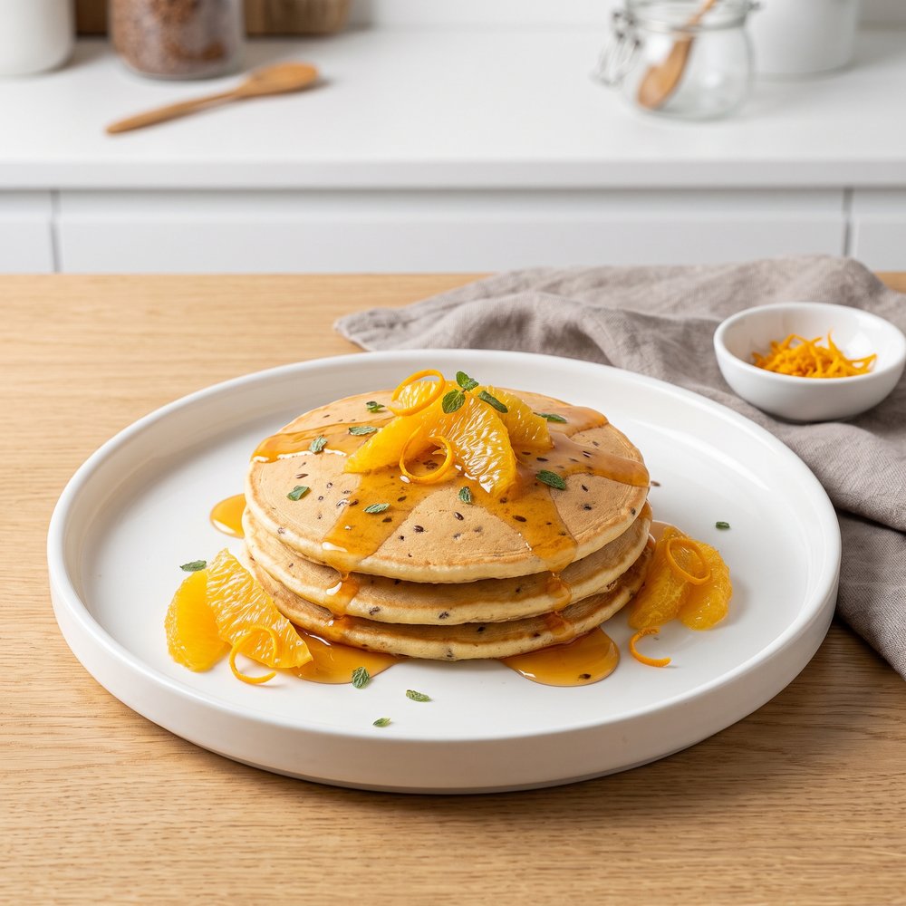 Citrus-Infused Orange Pancakes