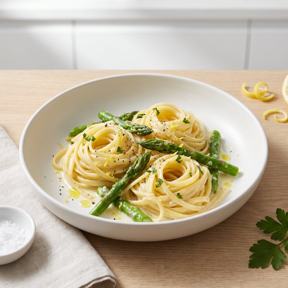 Creamy Asparagus Pasta