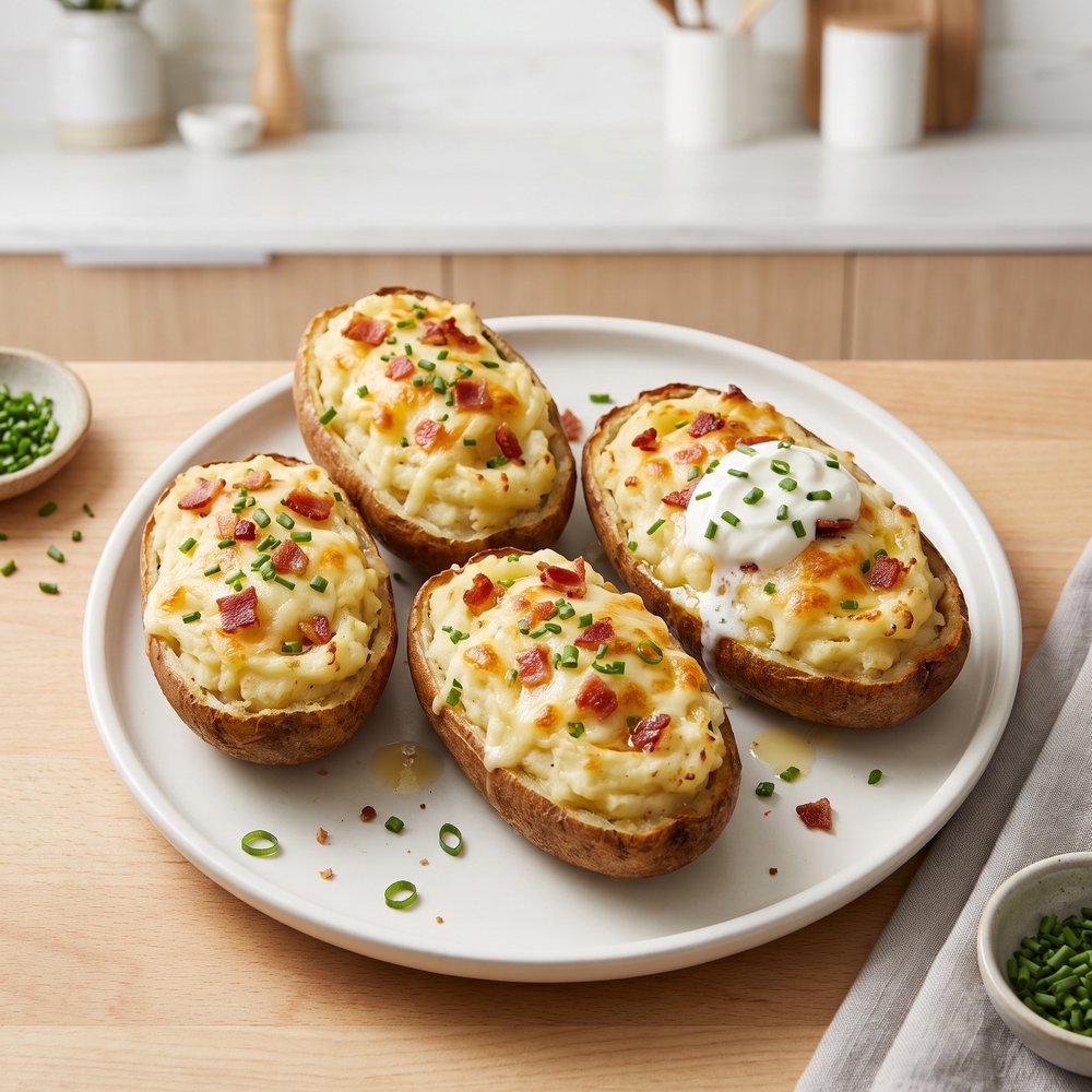Ultra-Cheesy Twice-Baked Potatoes