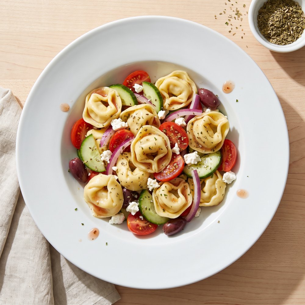 Mediterranean Tortellini Pasta Salad