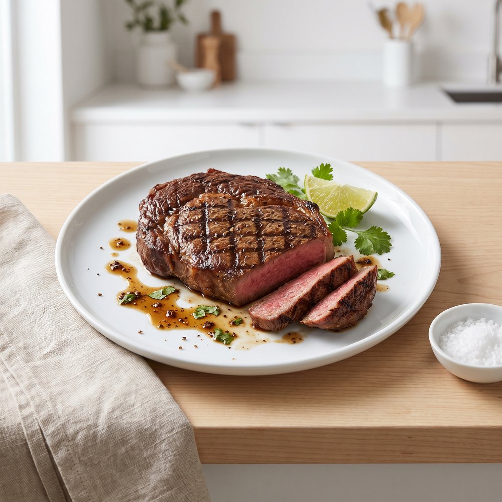 Char-Grilled Lime-Marinated Ribeye