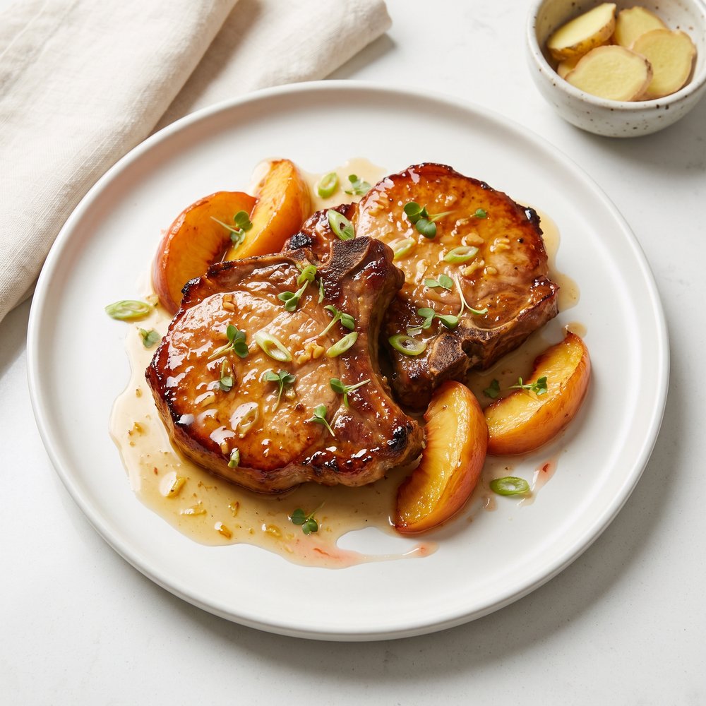 Peachy Pork Chops
