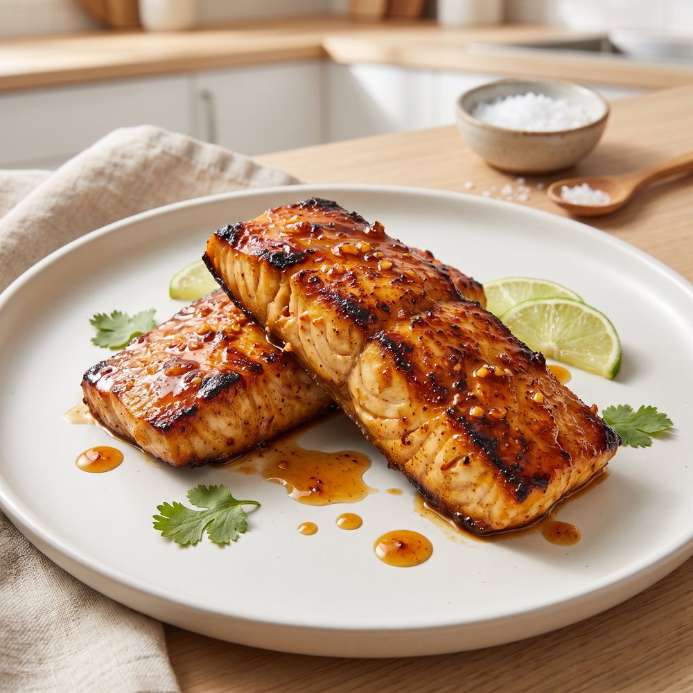 Cajun-Maple Glazed Mahi Mahi