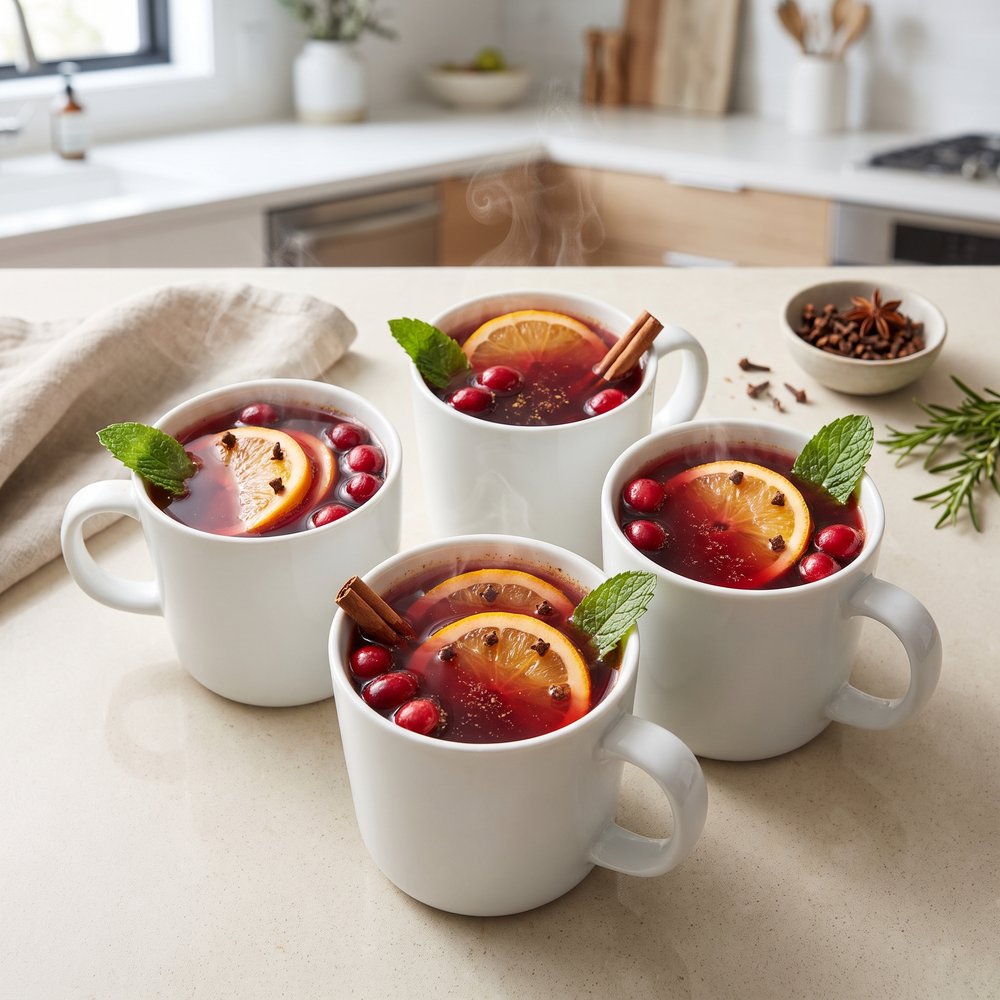 Spiced Cranberry-Apple Wassail Punch