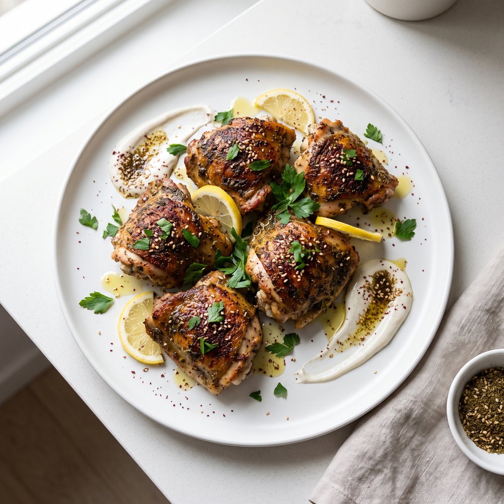 Oven-Roasted Za'atar Chicken Thighs