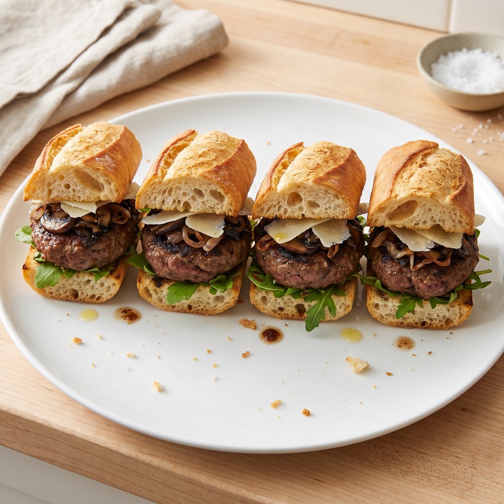 Truffle-Kissed Mini Burger Sliders
