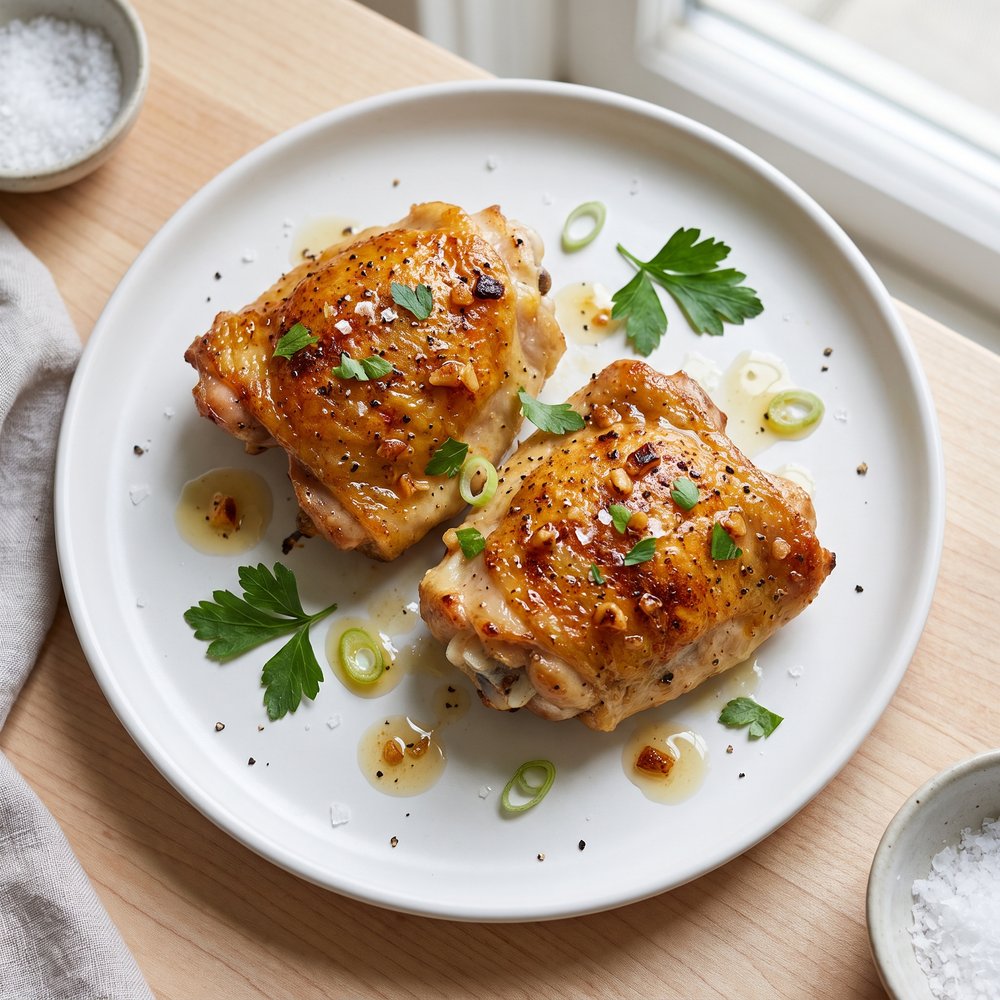 Oven-Roasted Crispy Chicken Thighs
