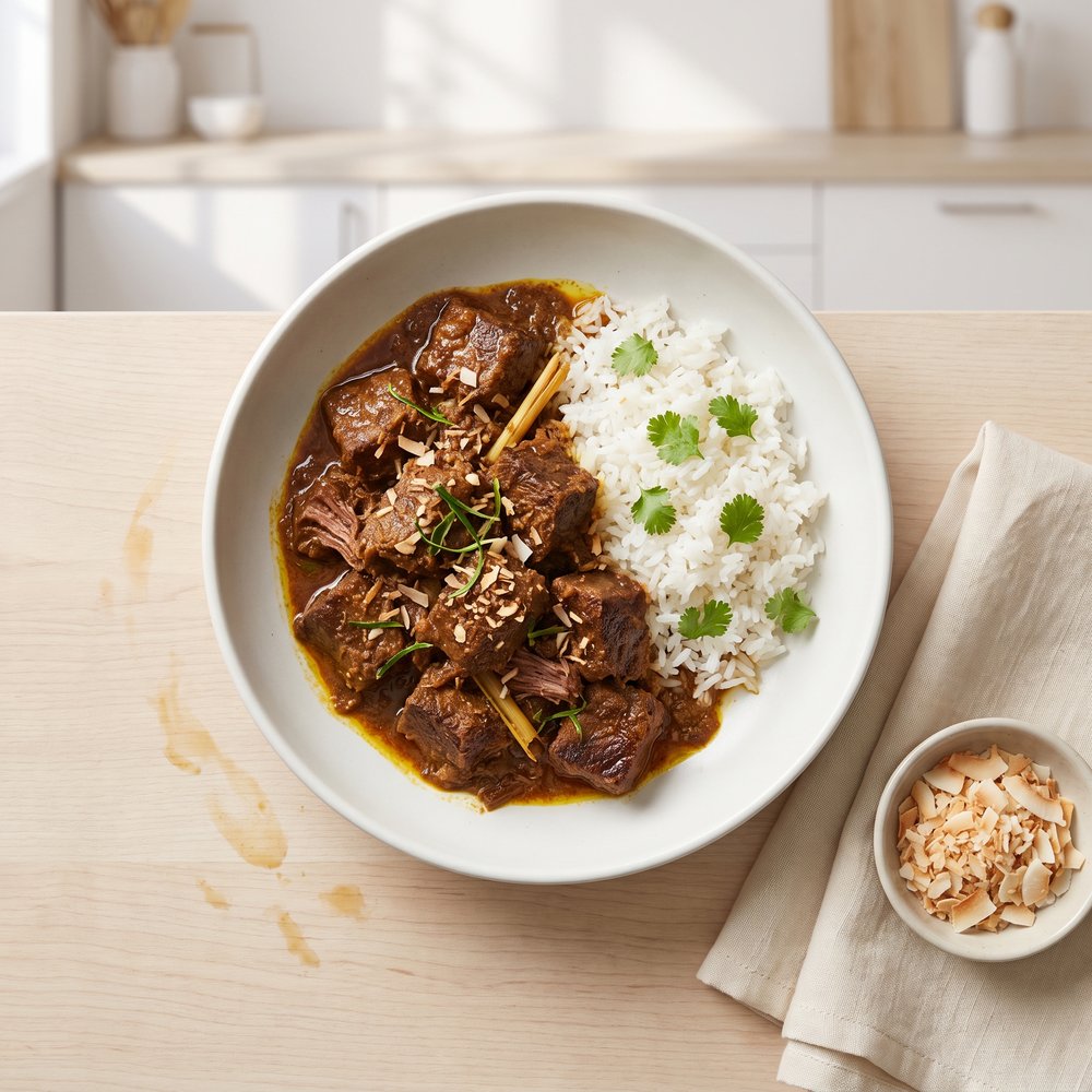 Rendang Gaging (Malaysian Beef Curry Stew)