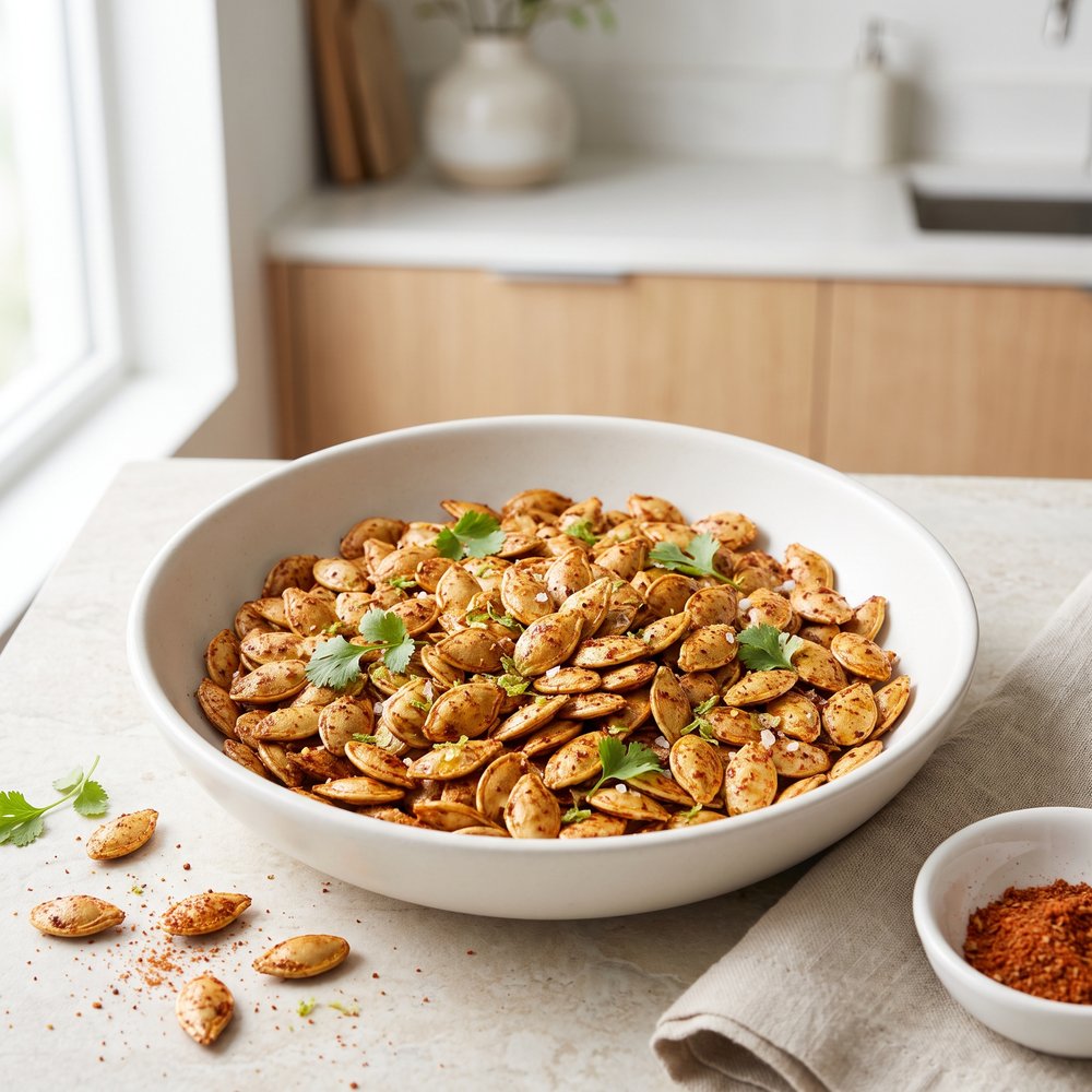 Roasted Tajin Pumpkin Seeds