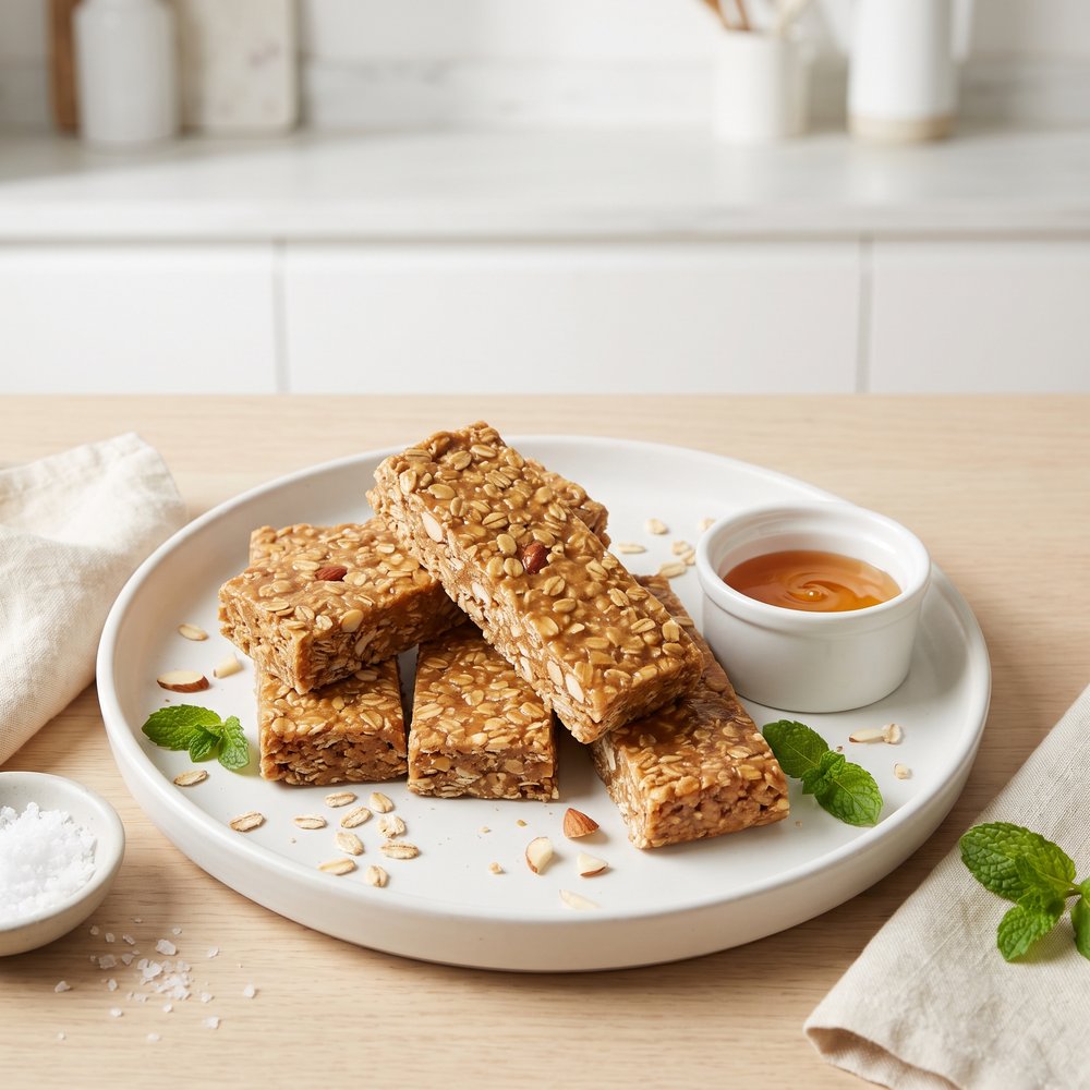 Almond Flour Oat Energy Bars