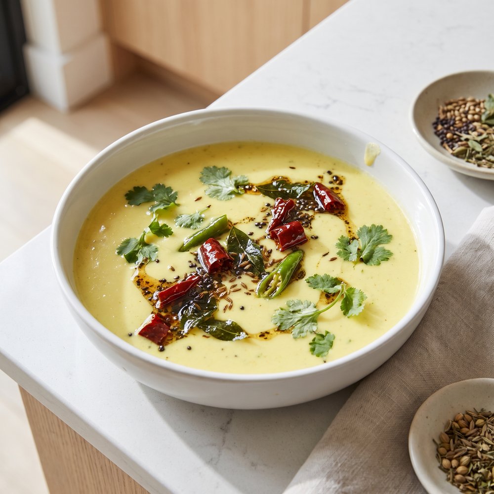 Sweet-Tart Gujarati Yogurt Kadhi
