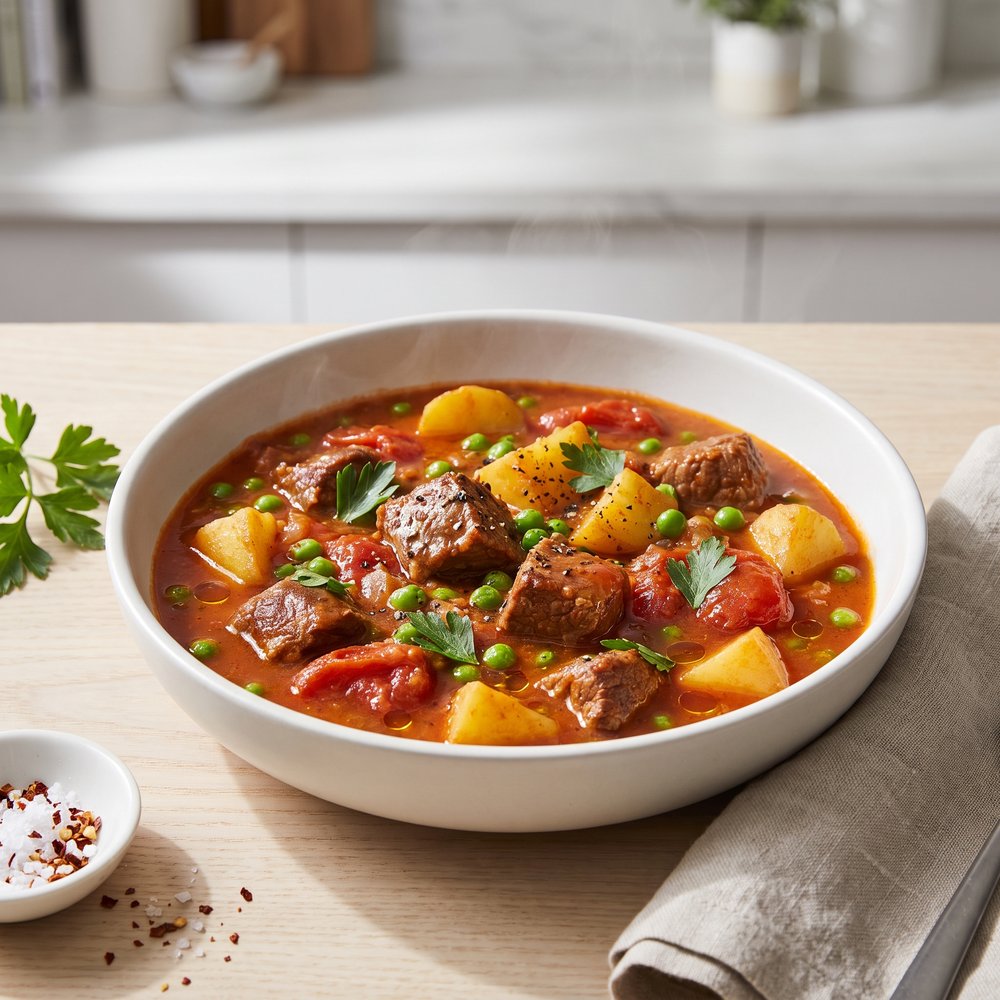 Rustic Italian Veal Stew (Spezzatino)