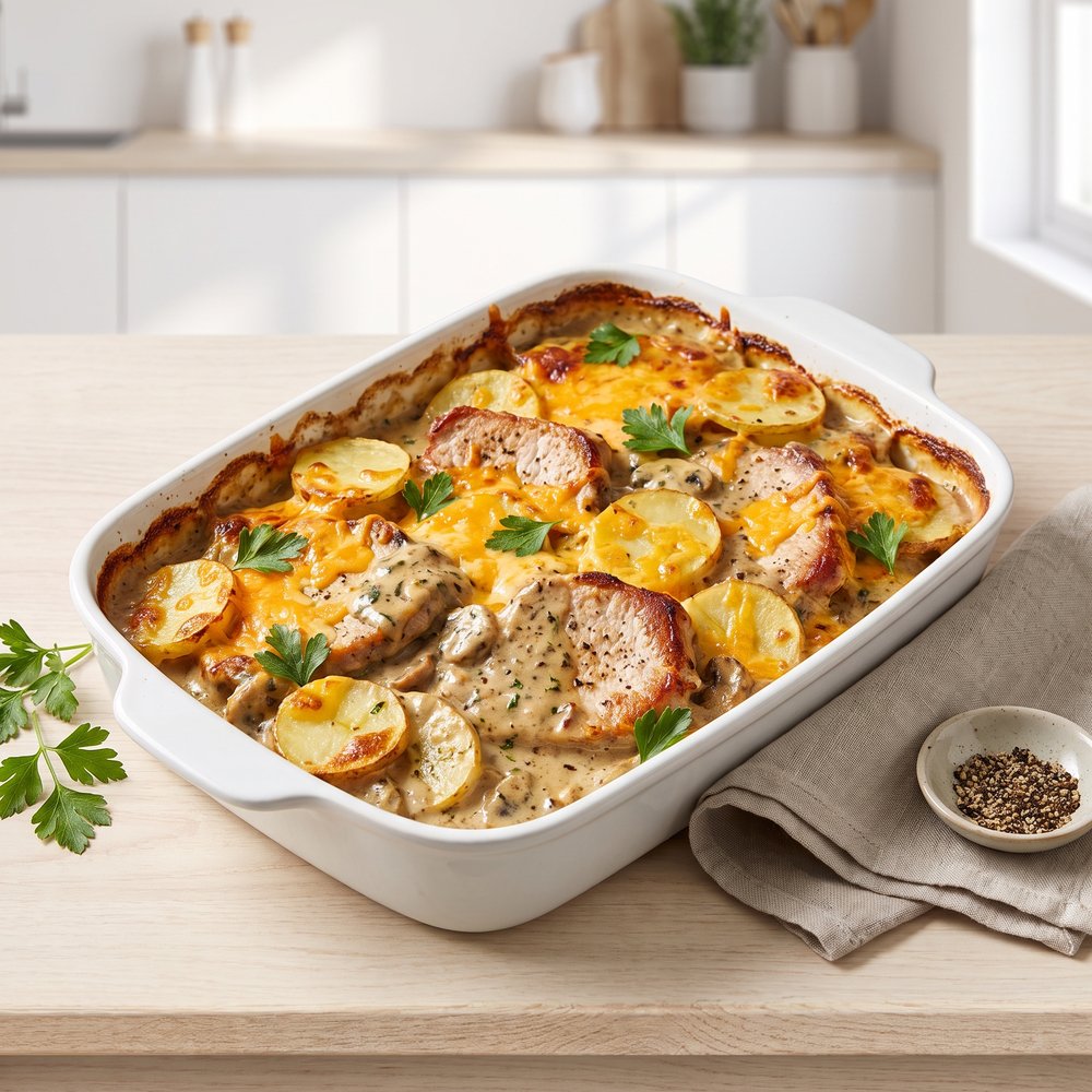 Pork Chop and Potato Casserole