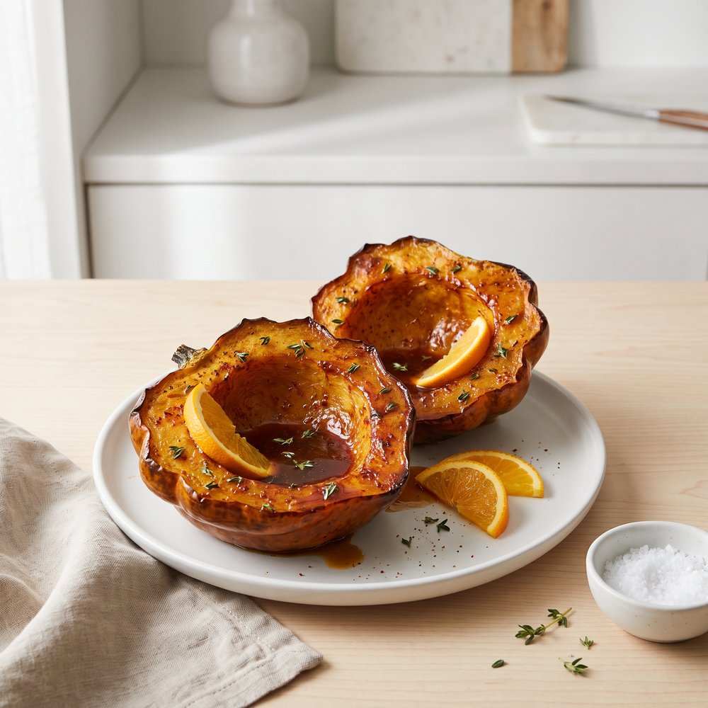 Chef John's Oven-Roasted Acorn Squash