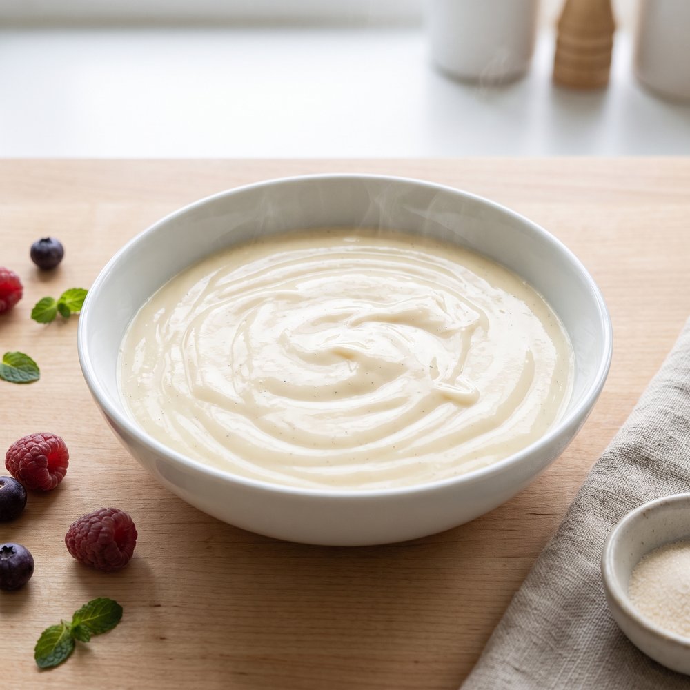 Silky Vanilla Cream Sauce