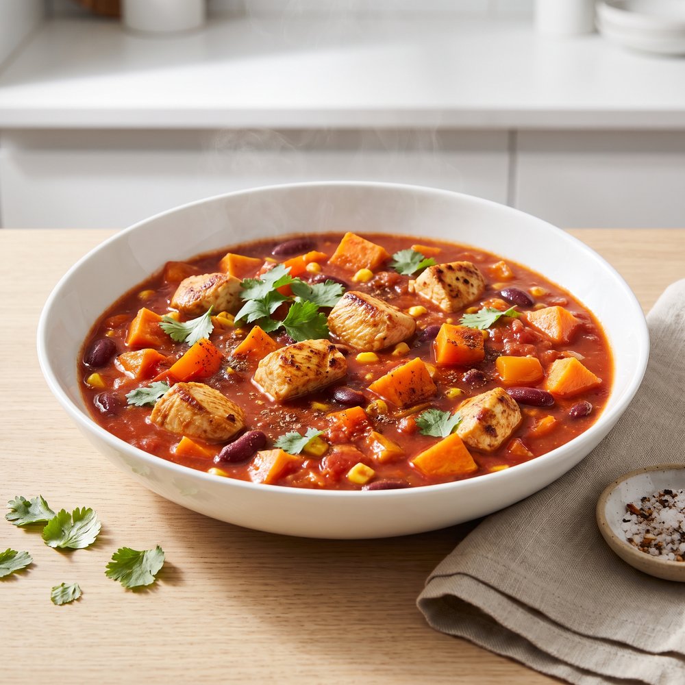 Fiery Chicken & Sweet Potato Stew