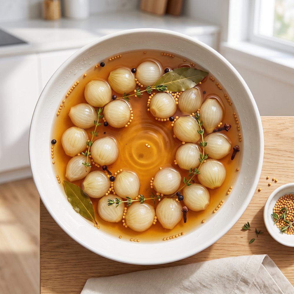 Traditional English Pickled Onions