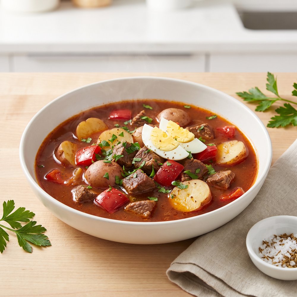 Ajiaco: Beef and Pepper Chilean-Style Stew