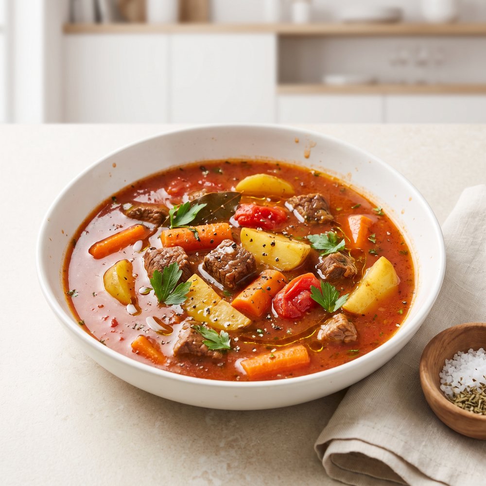 Mom’s Hearty Vegetable and Beef Stew
