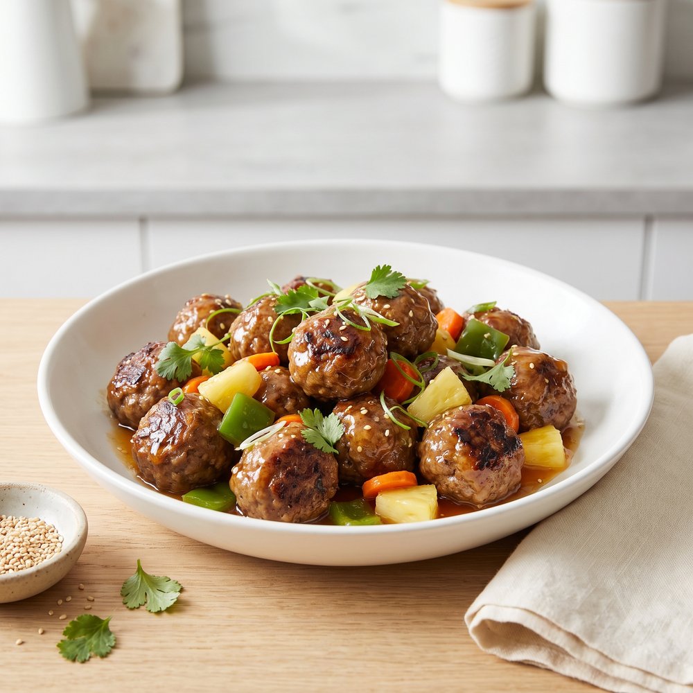 Lana's Pineapple Sweet-and-Sour Meatballs