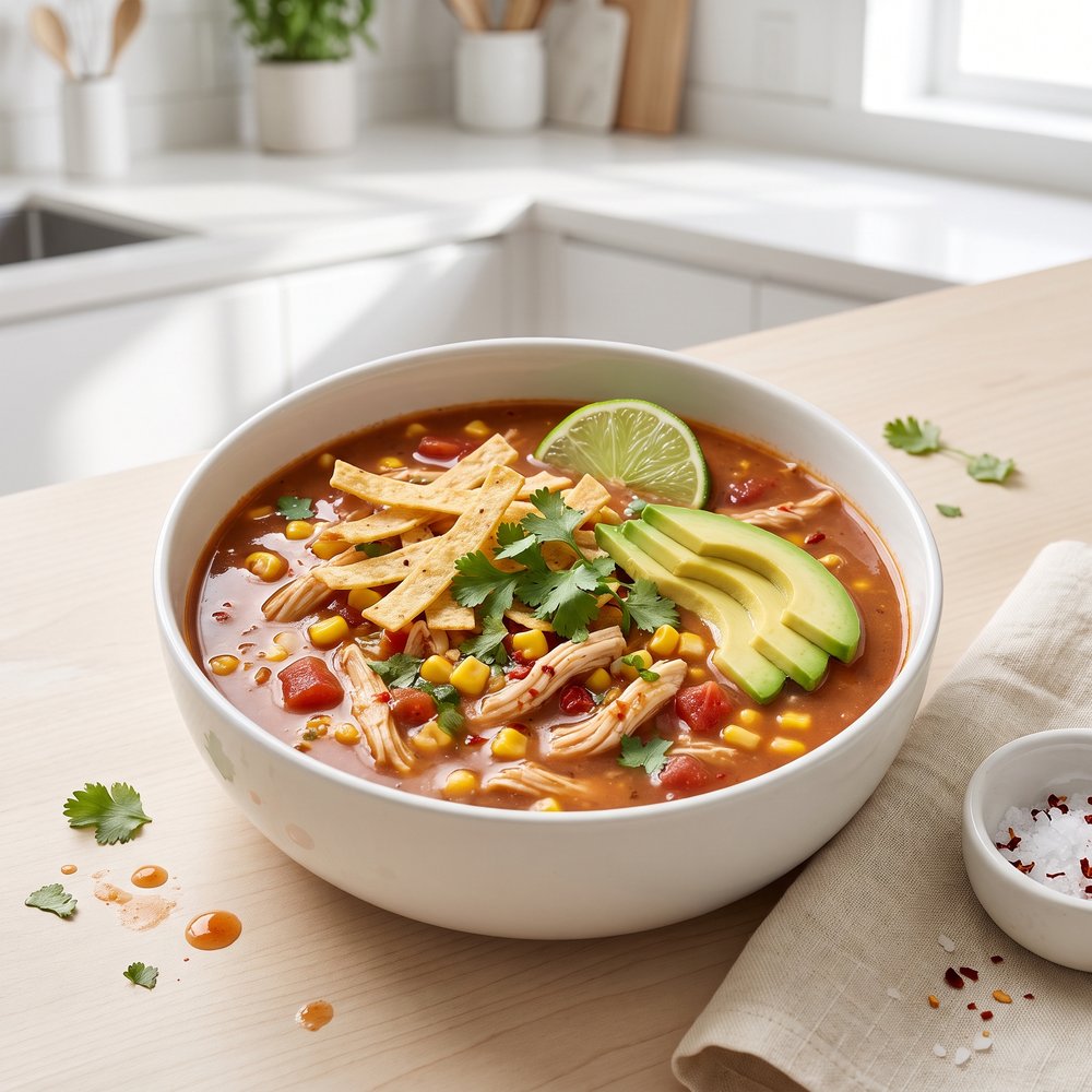 Slow-Cooker Chicken Tortilla Soup