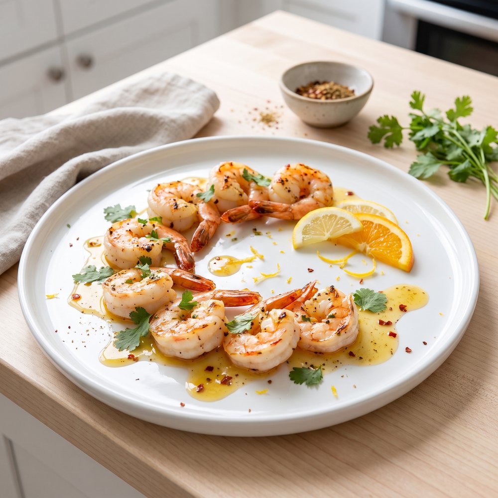 Mojo-Marinated Cuban Shrimp