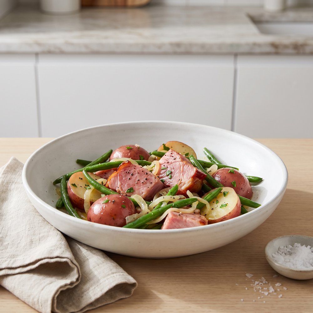 Green Beans and Ham