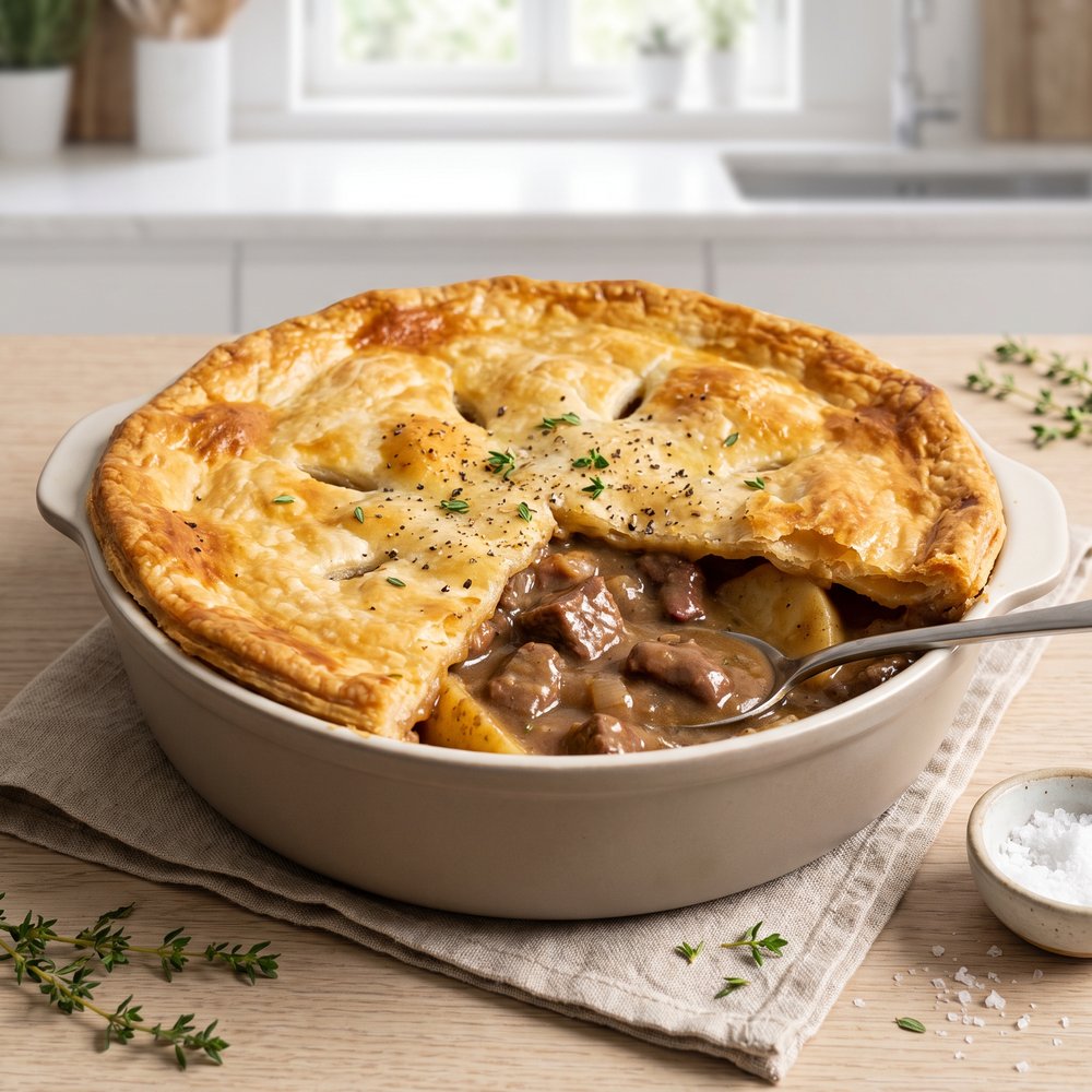 Classic Steak & Kidney Pot Pie