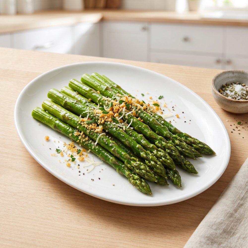 Garlic-Parmesan Crusted Asparagus