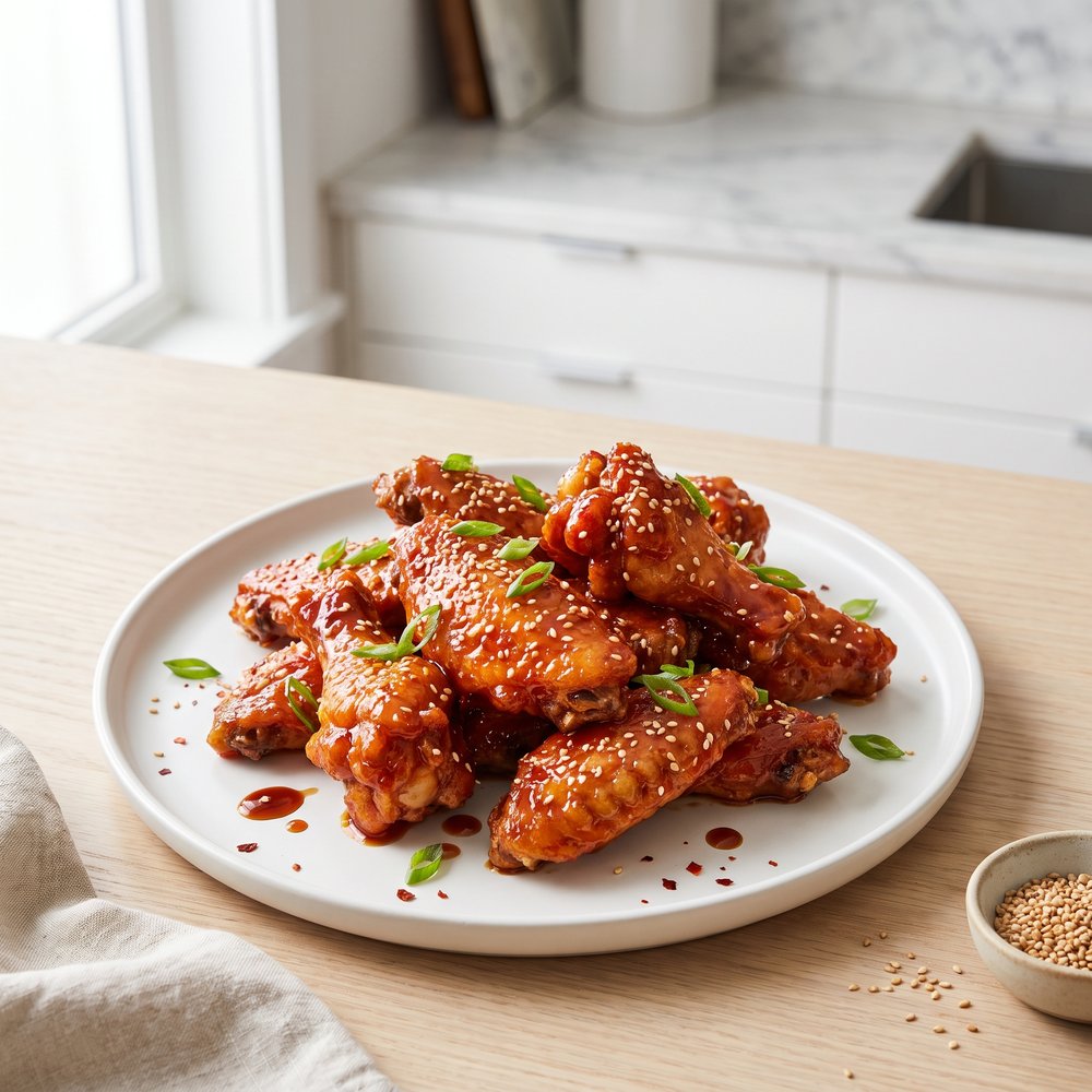 Air-Fried Sweet and Sour Chicken Wings