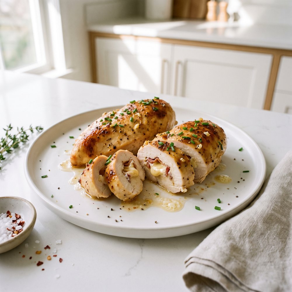 Stuffed Chicken Breasts with Bacon and Cream Cheese