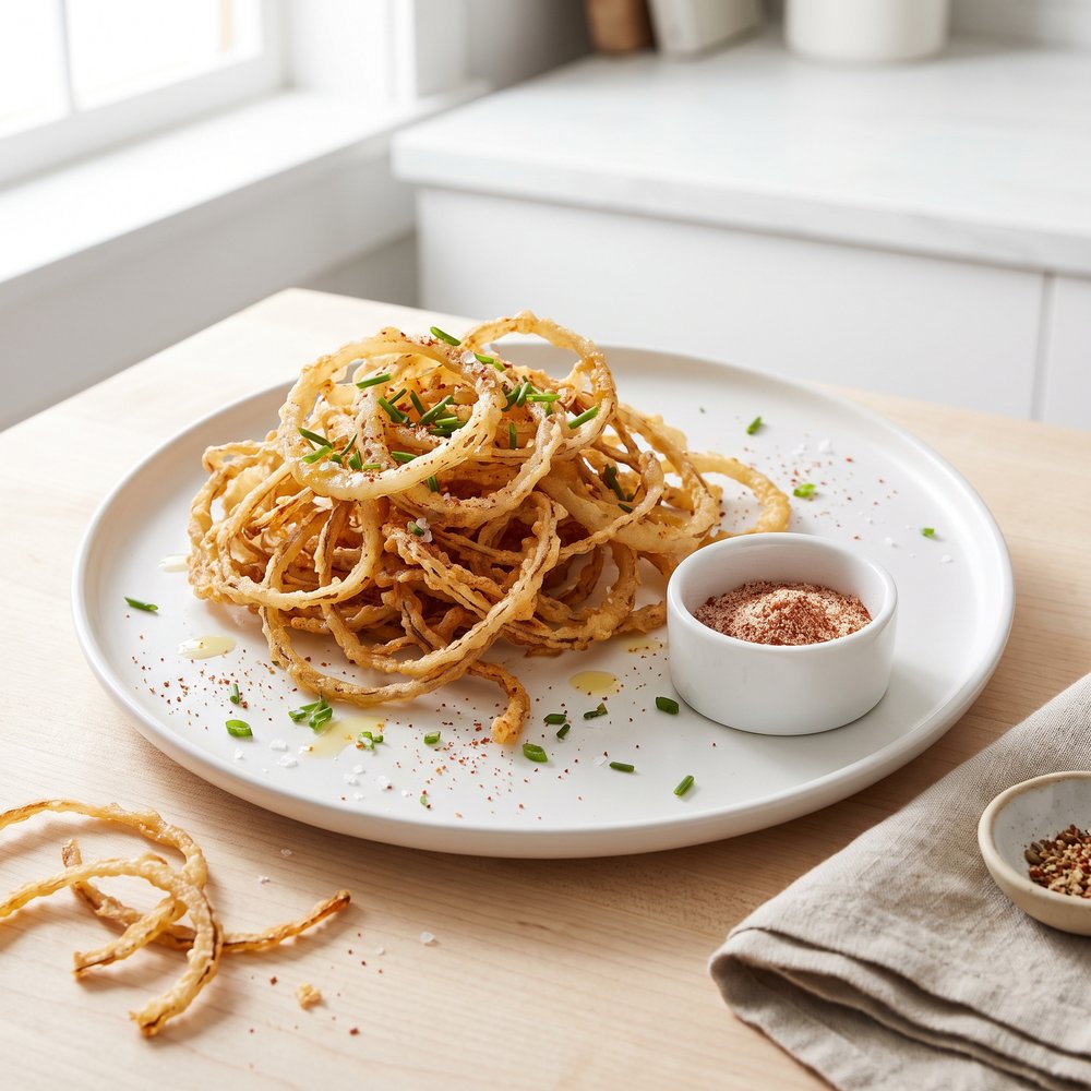 Crispy Air-Fried Onion Strips