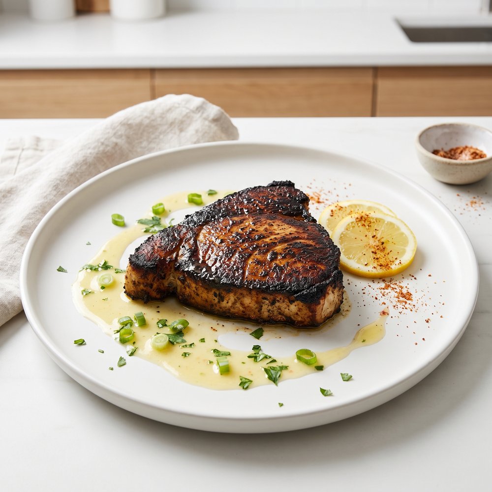 Easy Blackened Swordfish