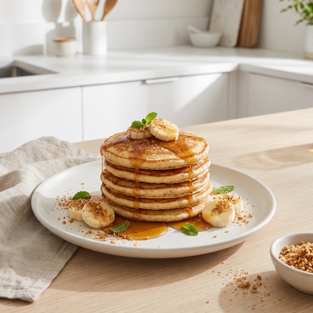Buttermilk Banana Pancakes