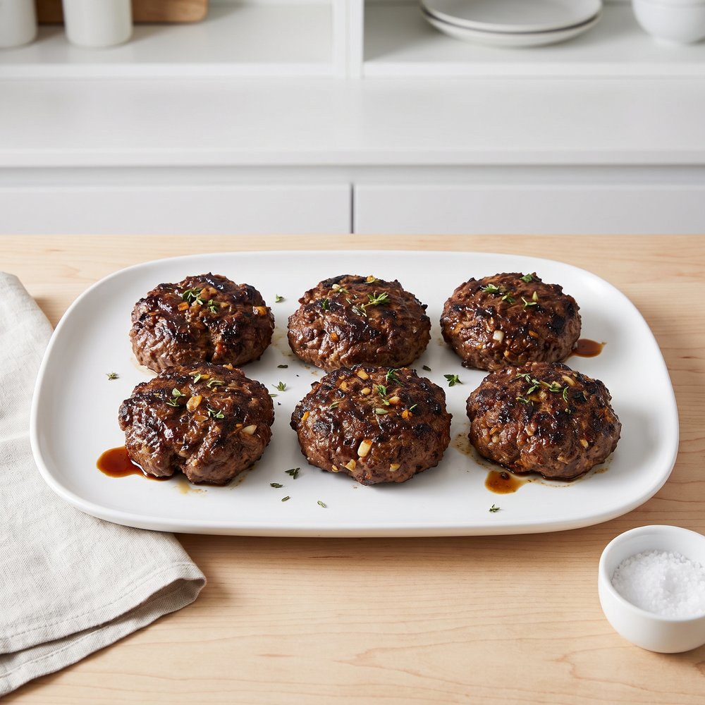 Garlic and Onion Burgers