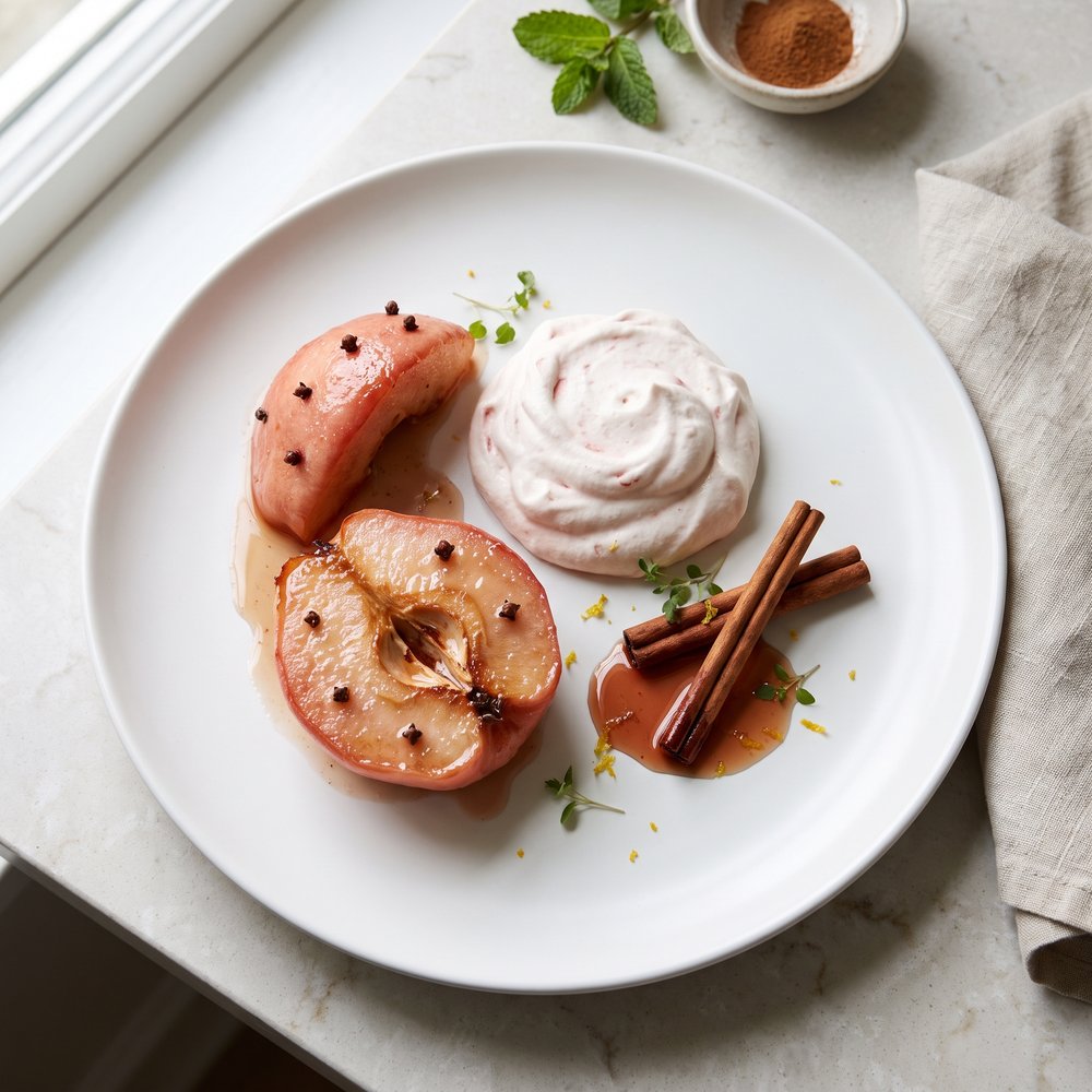 Oven-Roasted Quince with Cinnamon