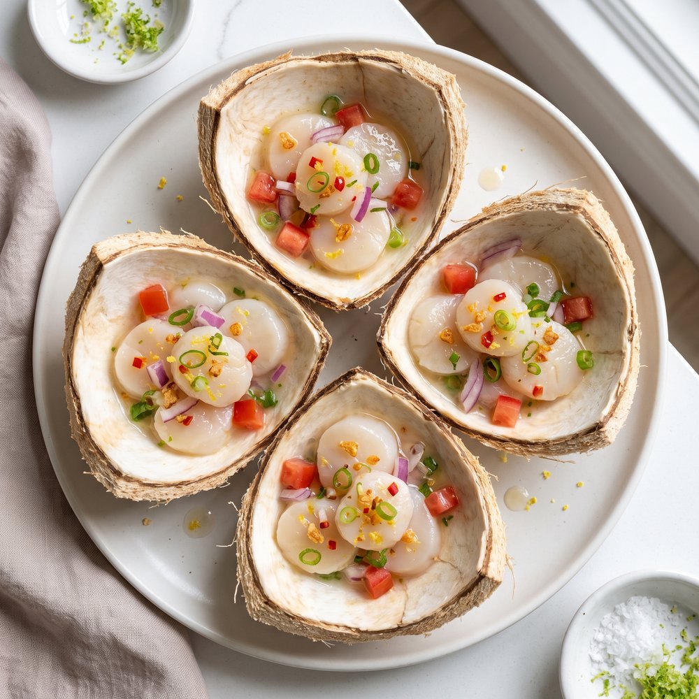 Kinilaw-Style Scallop Ceviche