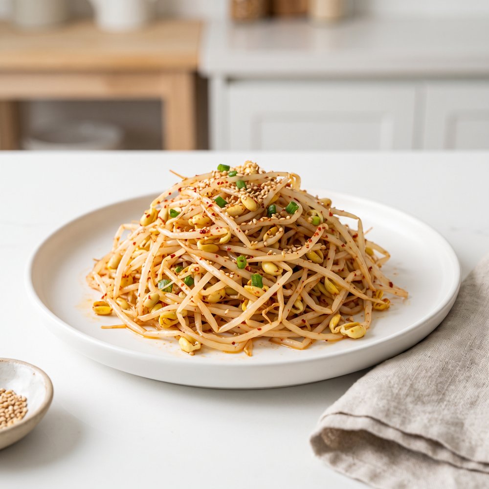 Kongnamul (Korean Seasoned Soybean Sprouts)
