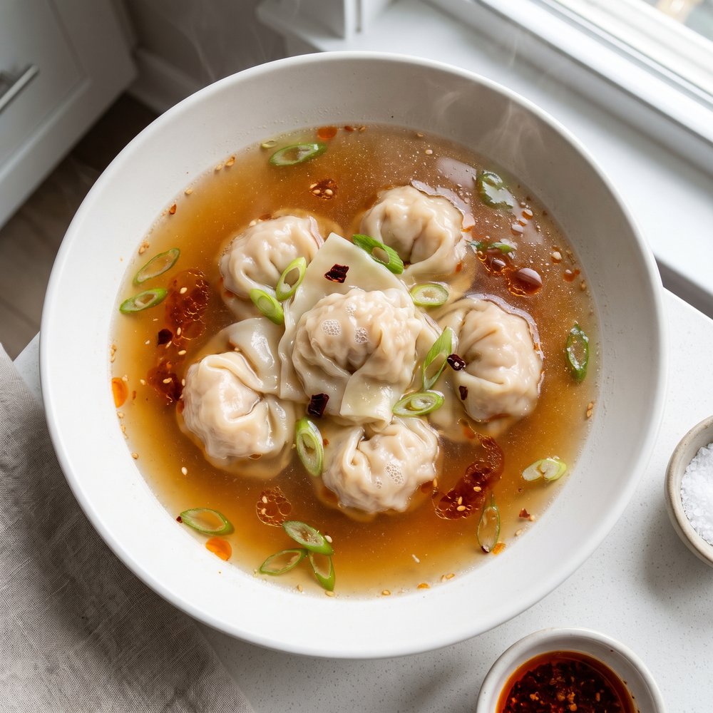 Wonton Soup With A Kick