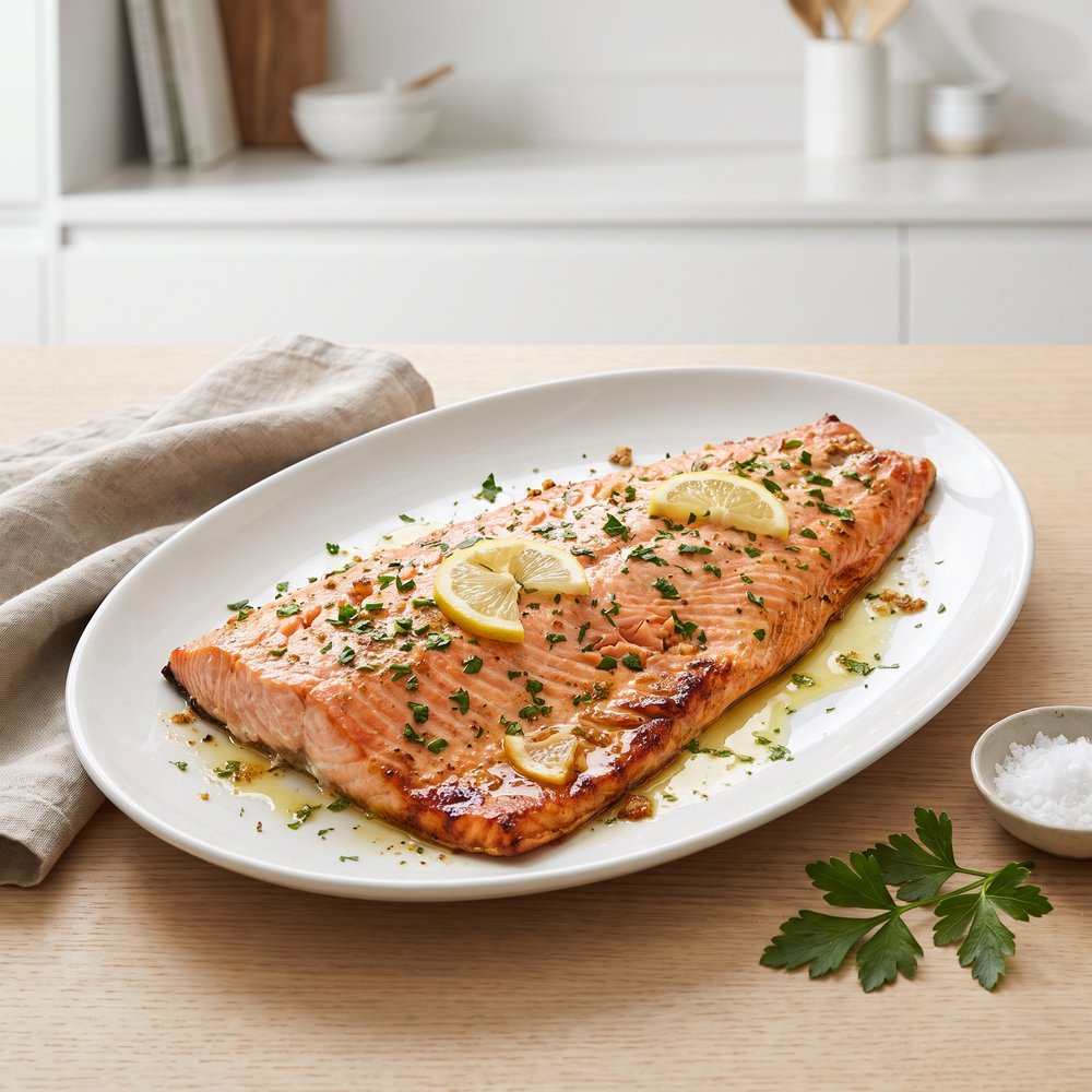 Foil-Packet Baked Salmon with Lemon and Herbs