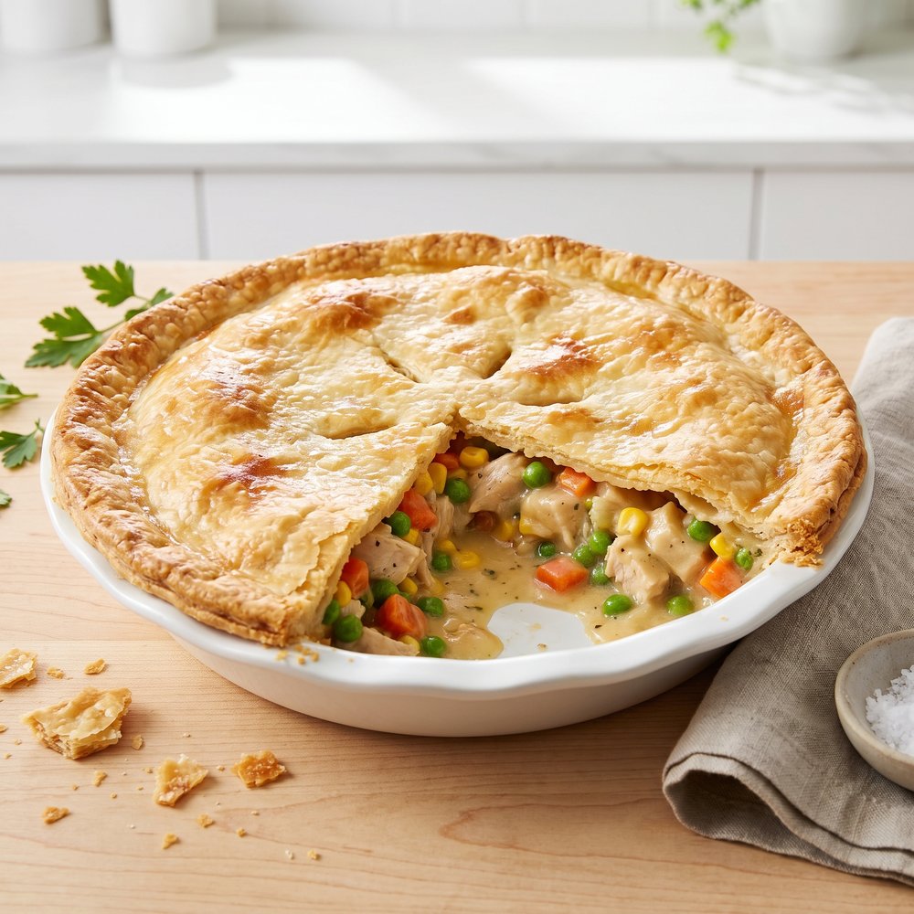 Simple 4-Item Chicken Pot Pie
