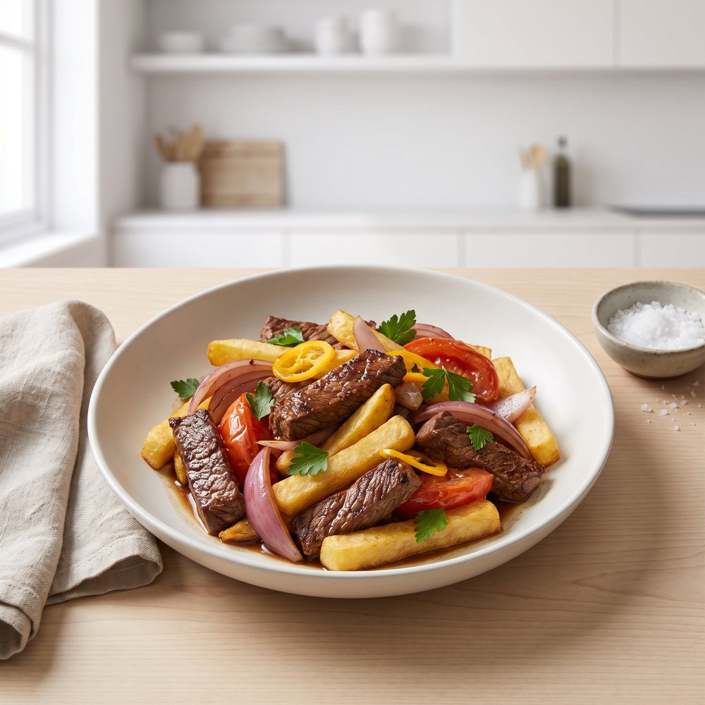 Peruvian-Style Lomo Saltado Stir-Fry