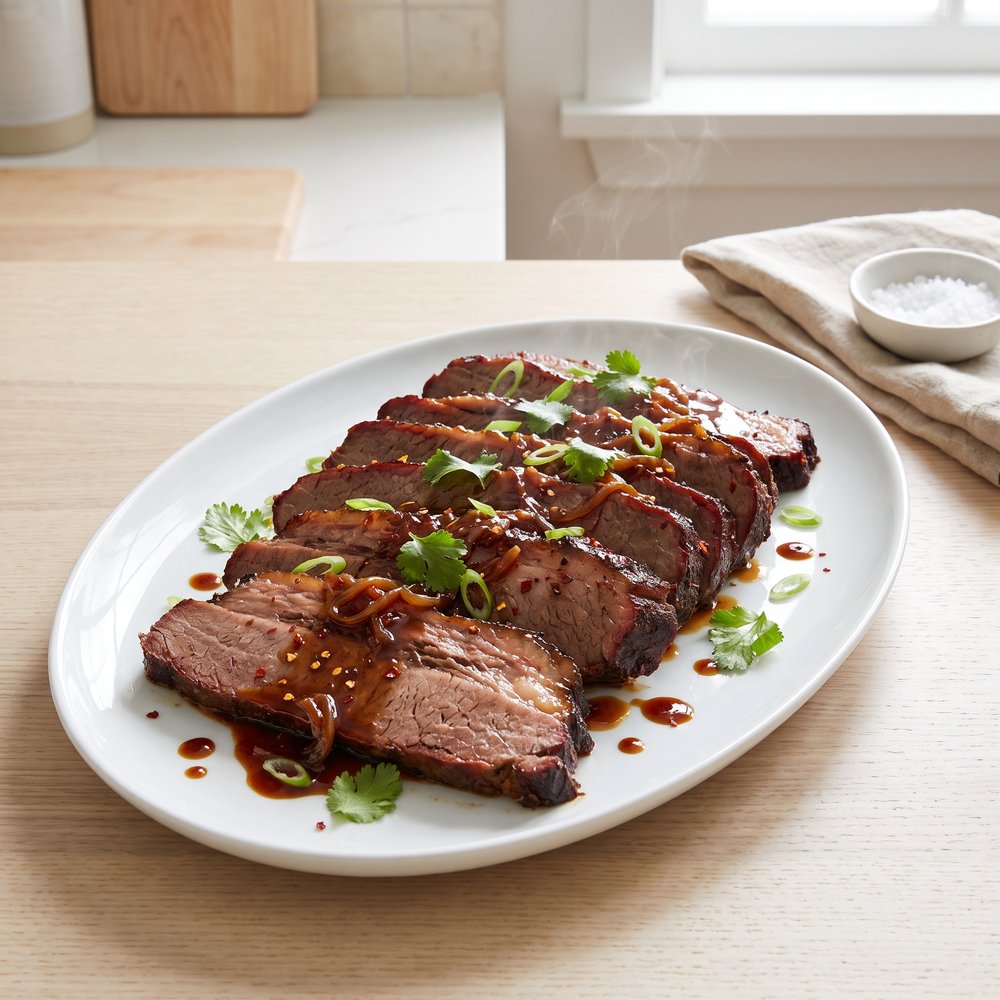 Simple Oven-BBQ Beef Brisket