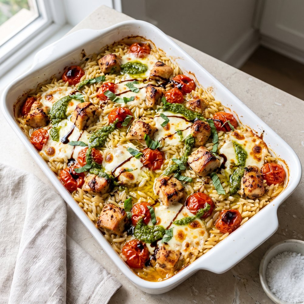 Bruschetta Chicken Casserole