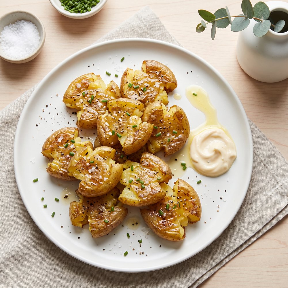 Air Fryer Smashed Potatoes