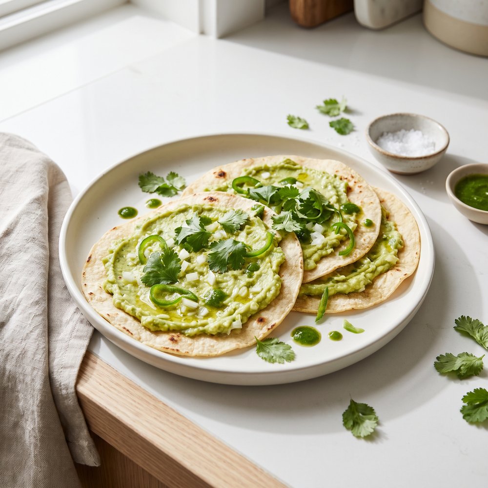 Creamy Avocado Soft Tacos