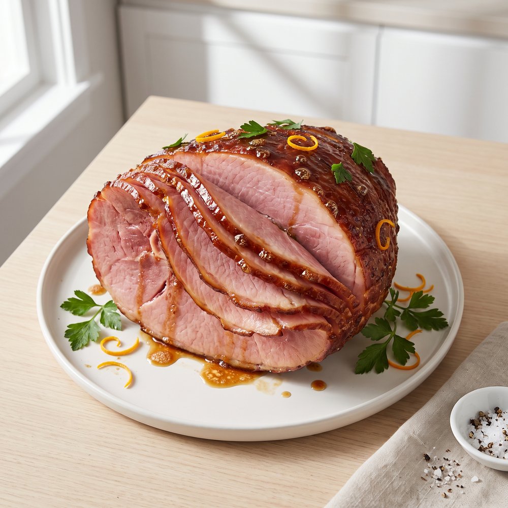 Brown Sugar Cola–Glazed Baked Ham